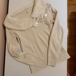 Vintage faux fur sweater the